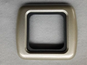 1 WAY CBE SWITCH / SOCKET CHAMPAGNE FRAME & DK GREY SUPPORT CARAVAN C-LINE - Picture 1 of 1
