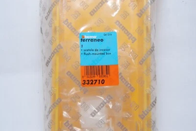 332710 Lote De 3 Piezas BTICINO Caja Instalación Pared Pulsador Minisfera Foto 1 de 4