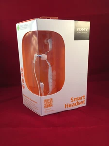 Genuine Sony Smart Headset MH-1C with SmartKey Control-White - Picture 1 of 3