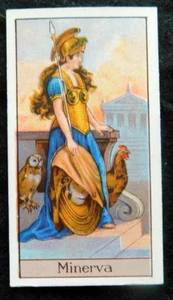 Minerva - Turf Boguslavsky Cigarette Card Mythological Gods & Goddesses 1924 - Picture 1 of 2