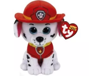 TY BEANIE BOOS PAW PATROL MARSHALL PELUCHE 15 CM T 41211 MINI - Imagen 1 de 1