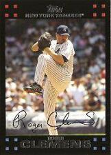 2007 Yankees Topps Gift Set Baseball Card Pick 1-55