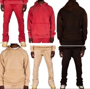 Ringspun Men Stack Sweatsuit Sets   - Picture 1 of 2