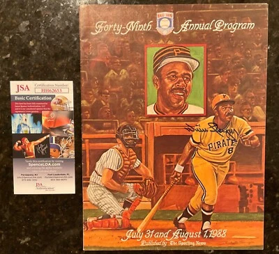 1988 Willie STARGELL SIGNED HOF Induction Program Pittsburgh Pirates JSA COA - Image 1 of 2