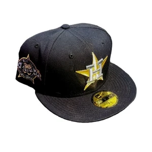 NEW ERA HOUSTON ASTROS TOPPERZ UK EXCLUSIVE BLUE LABEL LIGHT BLUE UV 7¼ - Picture 1 of 12