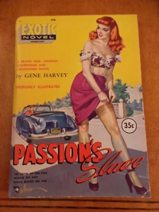 rare Passions Slave by Gene Harvey Exotic Novels Magazine Illus 1st Ed 1950 VG + - Picture 1 of 8