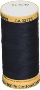 Gutermann Natural Cotton Thread 274 yards-Charcoal, 251C-6210 - Picture 1 of 5
