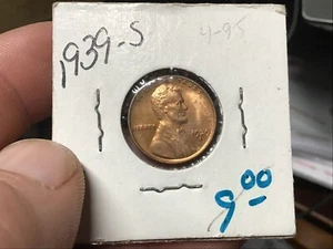 1939 S Lincoln Wheat Cent Bronze Penny Bu Uncirculated - Picture 1 of 5