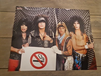 Mötley Crüe / A-ha  - A very rare poster from  Sweden - 40 x 52 cm - 1986 - Bild 1 von 2