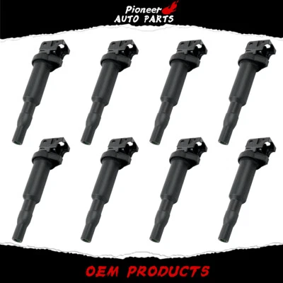 8PCS Ignition Coil OEM for BMW 328i 535i 550i 750i X5 X6 Mini Cooper UF592 - Изображение 1 из 4