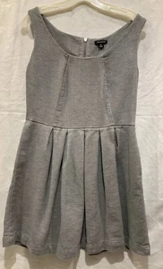 I LOVE RONSON Gray A-Line Style Dress With Pockets - Size 14 - Super Cute! - Picture 1 of 4