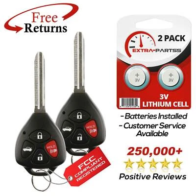 2 For 2008 2009 2010 2011 2012 2013 Toyota Avalon Keyless Remote Key Fob GQ4-29T - Image 1 of 4
