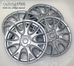 Hubcap 14" Inch Wheel Rim Skin Cover 4pcs Set with Improved ABS Tab Style #B533 - Picture 1 of 4