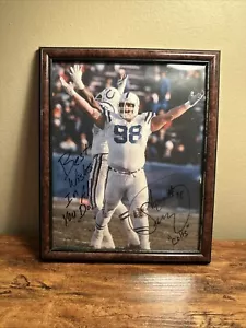 Tony Siragusa Indianapolis Colts 1998 Autographed Signed 8x10 Framed Photo - Picture 1 of 4