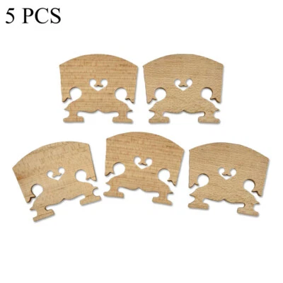 5 pcs Baroque viola bridges Maple wood Viola parts for replacement Soild wood - Image 1 of 4