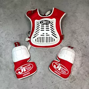 VTG Motocross MX BMX JT Racing Chest Protector + Matching Shoulder Pads Junior - Foto 1 di 21