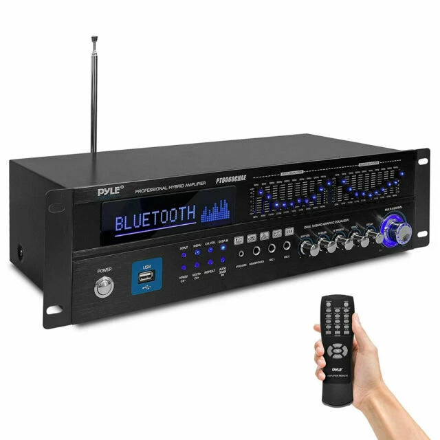 Pyle PT6060CHAE 6-Channel Wireless Power Amplifier