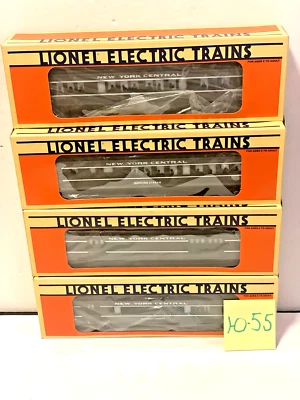 Lot  Lionel 4 Car Passenger Set  New York Central O-Ga  6-16066, 87, 89. 90 NEW - Image 1 of 4