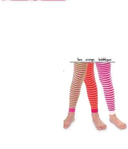 New Jefferies 1 pr STRIPES Footless Tights 2-4y, 4-6y, 6-8y LIME GREEN gift - Picture 1 of 1