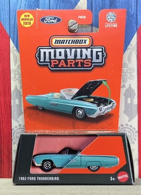 '25 MATCHBOX 1963 FORD THUNDERBIRD 1:64 SCALE MOVING PARTS SERIES - Image 1 of 4
