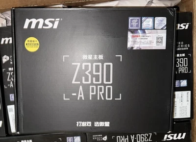 Placa madre MSI Z390-A PRO LGA1151 ATX Intel 8ª 9ª generación TOTALMENTE NUEVA Foto 1 de 3