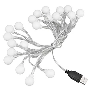 Globe String Lights, 9.8 Feet 20 Led Fairy Lights USB Power Supply, Mini Globe - Picture 1 of 8