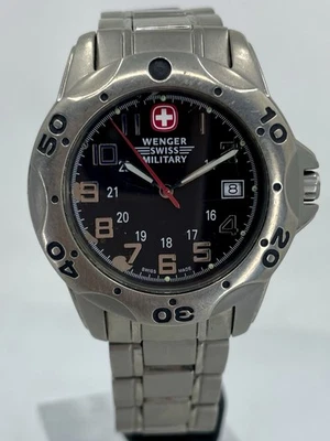 Gents Titanium 40mm WENGER Swiss Military model 72617 wristwatch, Running - Image 1 of 4