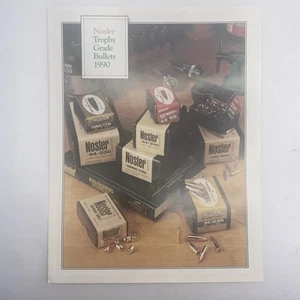1990 Nosler Bullets Firearms Catalog Vintage Paperback - Picture 1 of 4