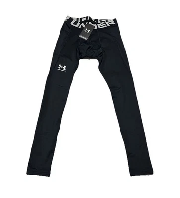 NEW Under Armour Men's UA ColdGear Leggings Size Medium Black 1366075 - Image 1 of 4