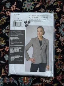 Vogue 9099 Jacket Claire Shaeffer’s Custom Couture Collection 6-8-10-12-14 - Picture 1 of 2