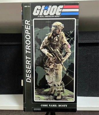 Sideshow G.I. Joe Desert Trooper (Dusty) 1:6 Scale Action Figure Foto 1 de 4
