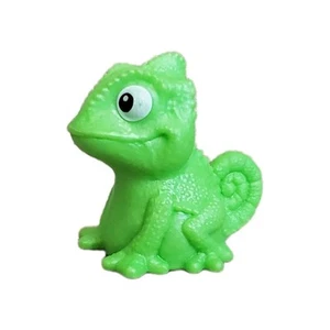 Disney Tangled Rapunzel Pascal Pet Chameleon Lizard Mini Figure Roller Ball  - Picture 1 of 7