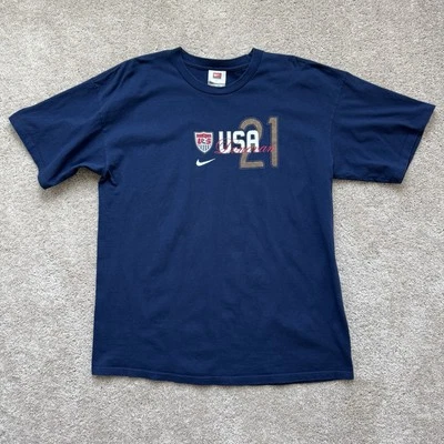 Camiseta de fútbol vintage 2002 Nike Landon Donovan #21 USMNT para hombre talla XL  Foto 1 de 4