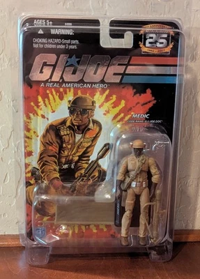 G.I. Joe 25th Anniversary Medic - G.I. Joe Doc - Hasbro - New in Clamshell - Image 1 of 3