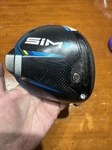 RH Taylormade 9* Sim 2 Max Driver Head Only +Headcover Head Only - Picture 1 of 11