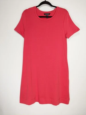 Vestido Camisa Pullover Ellen Tracy Talla M Rosa Pima Algodón Elástico Bolsillo Foto 1 de 4