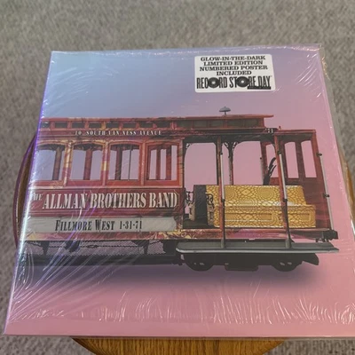 Allman Brothers , Fillmore West 1-31-71, 2020 R.S.D. Press w/Glow in dark poster - Image 1 of 4
