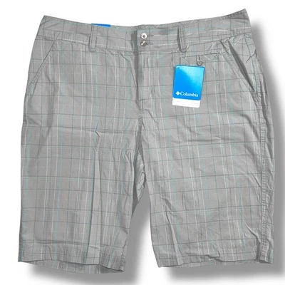 Bermudas a cuadros gris azul Columbia Blackberry Ridge para mujer talla 14  Foto 1 de 4