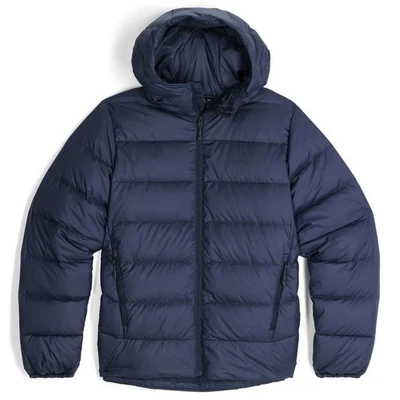Outdoor Research Coldfront Down Sudadera con Capucha Chaqueta de Invierno para Hombre, Azul Marino, Mediana Foto 1 de 4