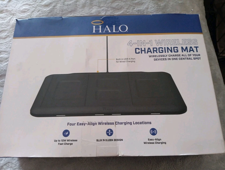 HALO 4-in-1 Wireless Charging Mat Brown - Image 1 of 3
