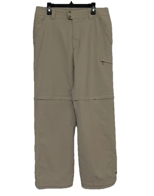 Pantalones convertibles elásticos Columbia Silver Ridge beige para mujer talla 8 omni tono Foto 1 de 4