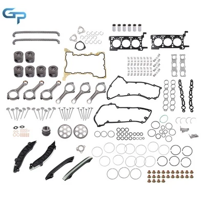 Kit de revisión de reconstrucción de motor con varillas de distribución para Jeep Grand Cherokee Van 3.0 01-17 Foto 1 de 4