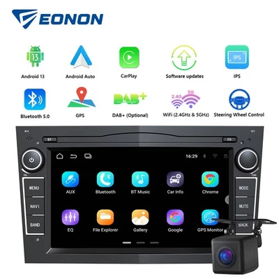 7" Android 13 Auto Autoradio GPS Navi Navigation CarPlay Bluetooth WiFi Für Opel - Bild 1 von 4