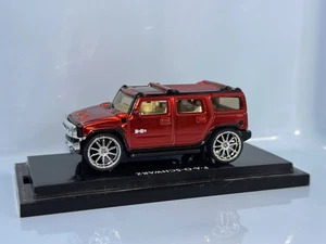 HOT WHEELS FACTORY HUMMER H2 METALLIC RED FAO SCHWARZ NEU REAL RIDERS PREMIUM - Bild 1 von 6
