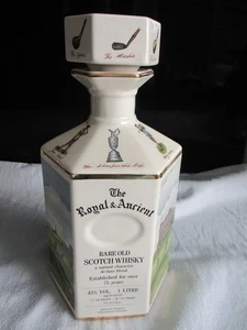 The Royal Ancient Scotch Whisky Golfing Decanter - St Andrews. Empty - Picture 1 of 7