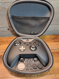 Mando Oficial Microsoft Xbox One Elite Serie 1 Negro! ¡Funciona! ¡Auténtico! - Imagen 1 de 12