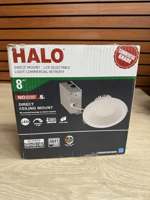Halo LCR8 8" inch Selectable CCT LED Recessed Direct Ceiling Mount Light
