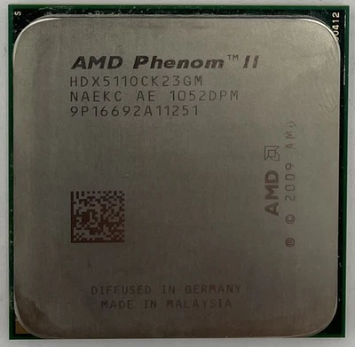 AMD Phenom II X2 511 Desktop CPU Processor- HDX511OCK23GM - Image 1 of 2