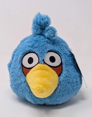 Angry Birds Blue Jay Bird 4” Peluche Commonwealth Juguete Good Stuff Toys 2011 Nuevo con etiquetas Foto 1 de 4