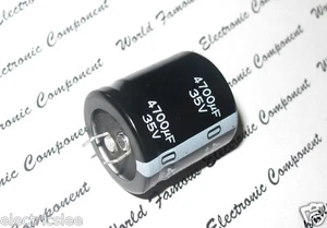 1pcs - MATSUSHITA 4700uF(4700µF) 35V Snap-In Electrolytic Capacitor, Panasonic - Picture 1 of 5